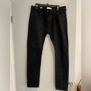 Topman stretch skinny black men’s jeans
